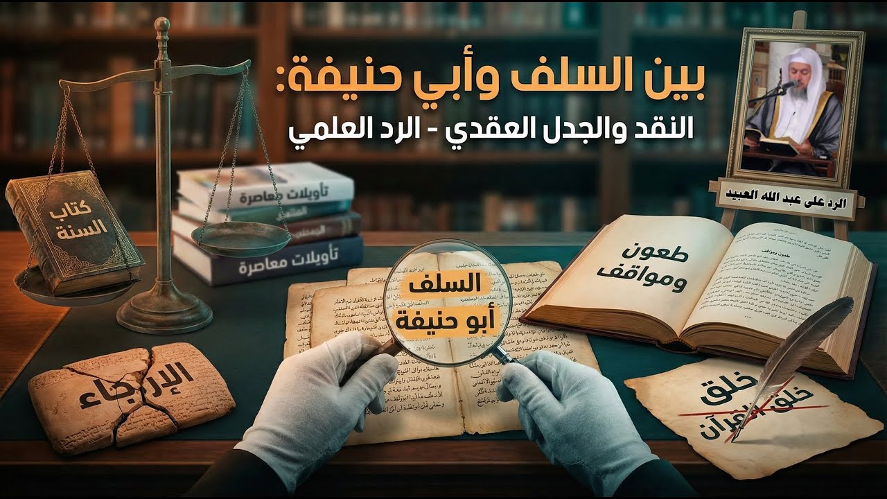 الرد على عبد الله بن صالح العبيد فيما قاله في شرح عقيدة حرب