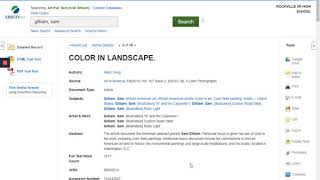 Art Database Overview