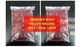 TERLARIS, Telp/WA 0812-3334-0329, DISTRIBUTOR BUAH BEKU STRAWBERRY MALANG