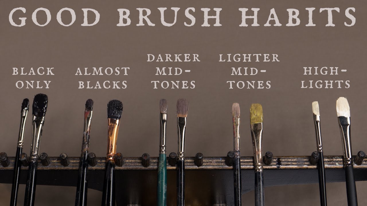 Why Cleaning Your Brushes is a Waste of Time - Oil Painting Advice 