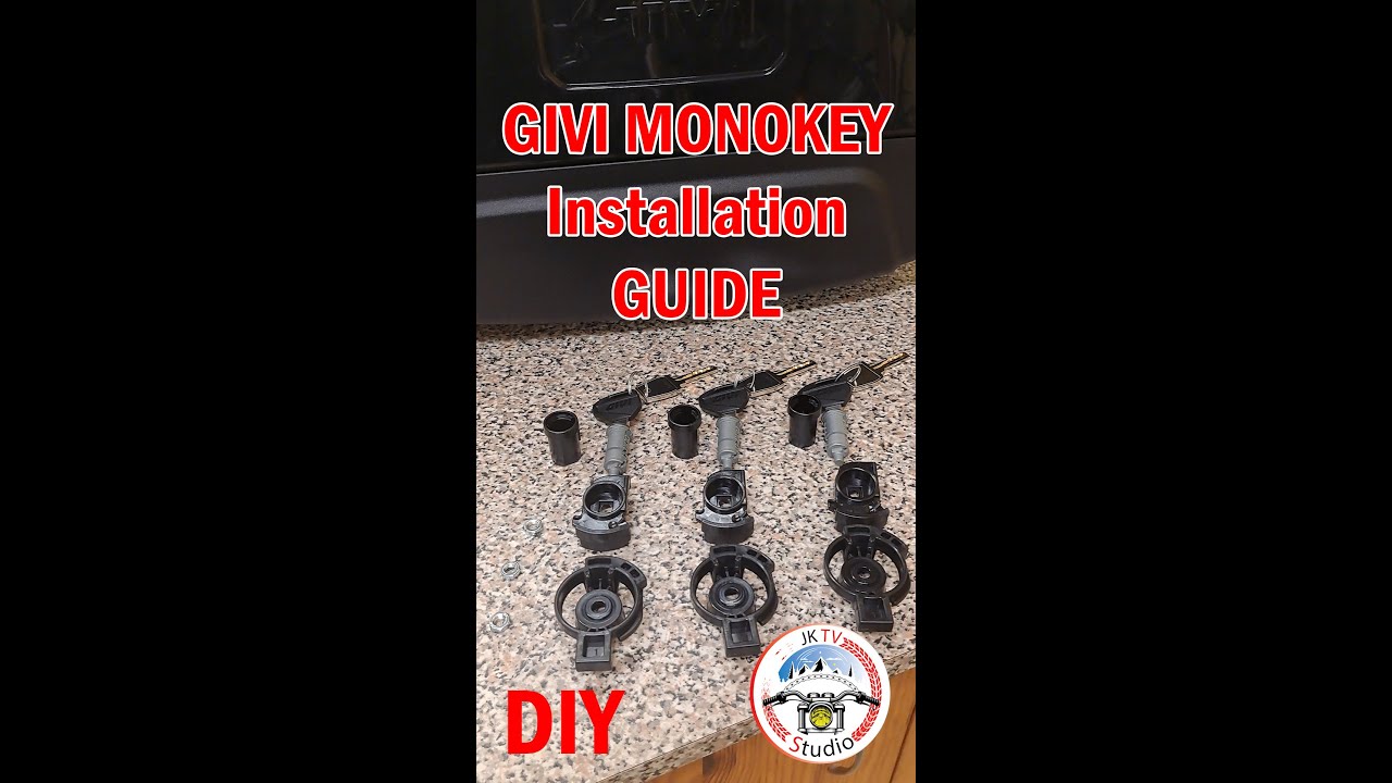 Kā uzstādīt GIVI Monokey vienas atslēgas sistēmu – soli pa solim!