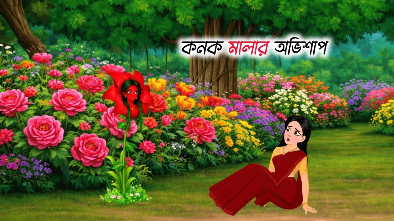 কনক মালার অভিশাপ।। Bangla cartoon ।Bangla fairy tales । thakumar jhuli । megher des।