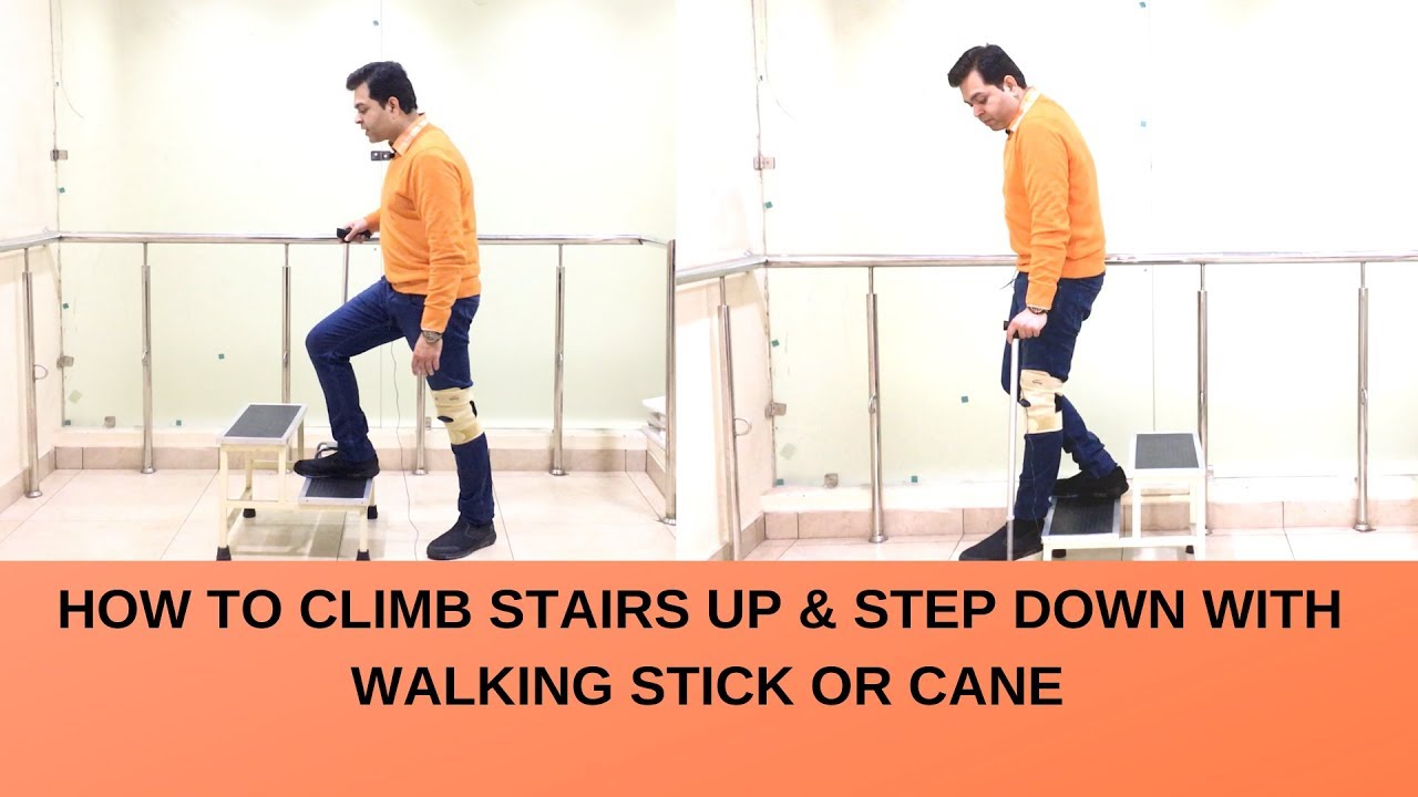 How To Climb Stairs With Walking Stick Quad Cane Best Use Of