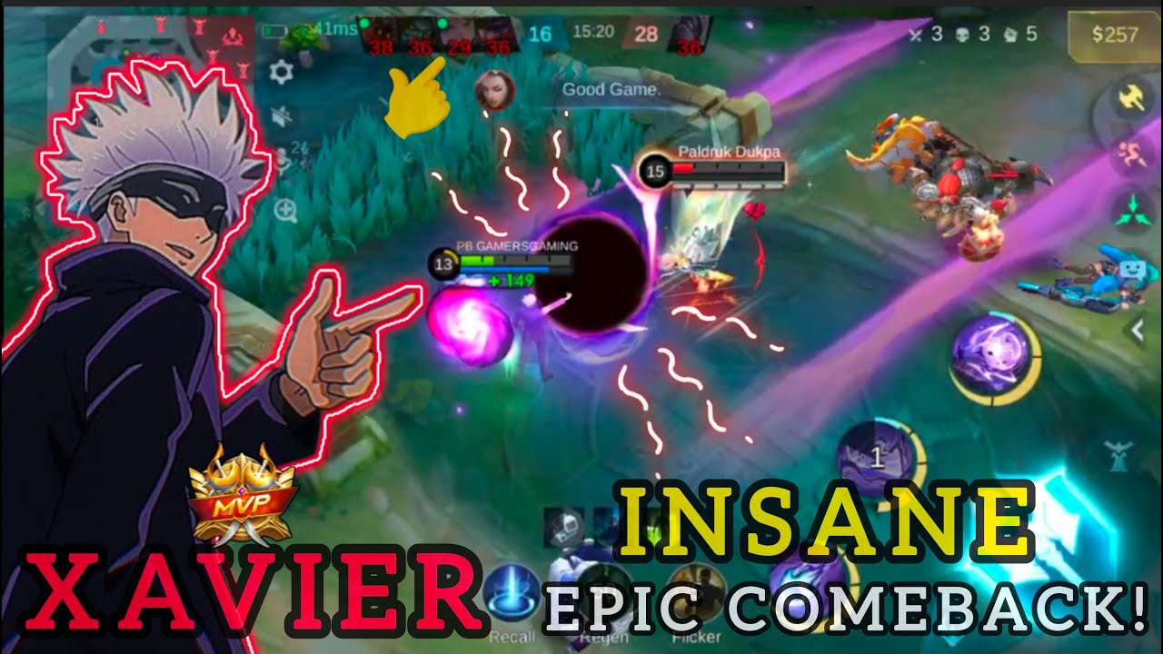 EPIC COMEBACK IS REAL! XAVIER MID LANE| MLBB