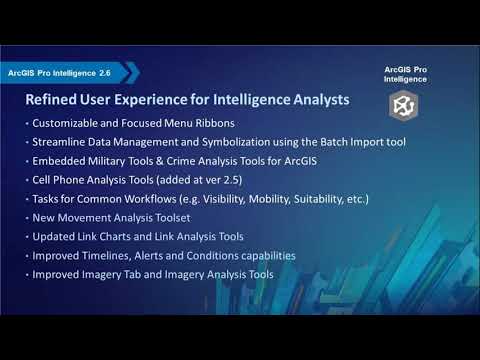 What's New in ArcGIS Pro Intelligence