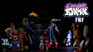 Friday Night Funkin' VS All games and characters V2 FULL WEEK + Cutscenes Collection (FNF Mod) 🎮#fnf