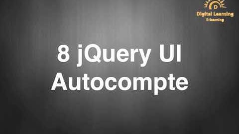 8 jQuery UI Autocomplete | Online Training Download app from below link