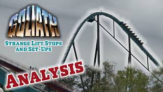 WEIRD Lift Stops at Goliath Analysis | Six Flags Over Georgia