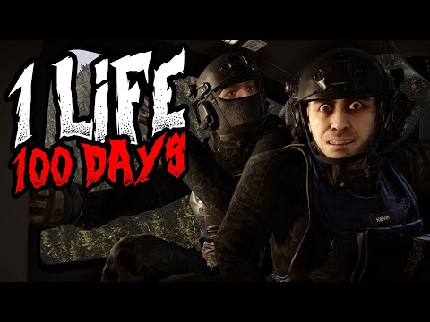 1 LIFE 100 Days | CUSTOM HARD SETTINGS | Sons Of The Forest | Ep.1