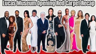 EXCLUSIVE RECAP: The Star-Studded Lucas Museum Opening Red Carpet Looks #fashionnews #georgelucas