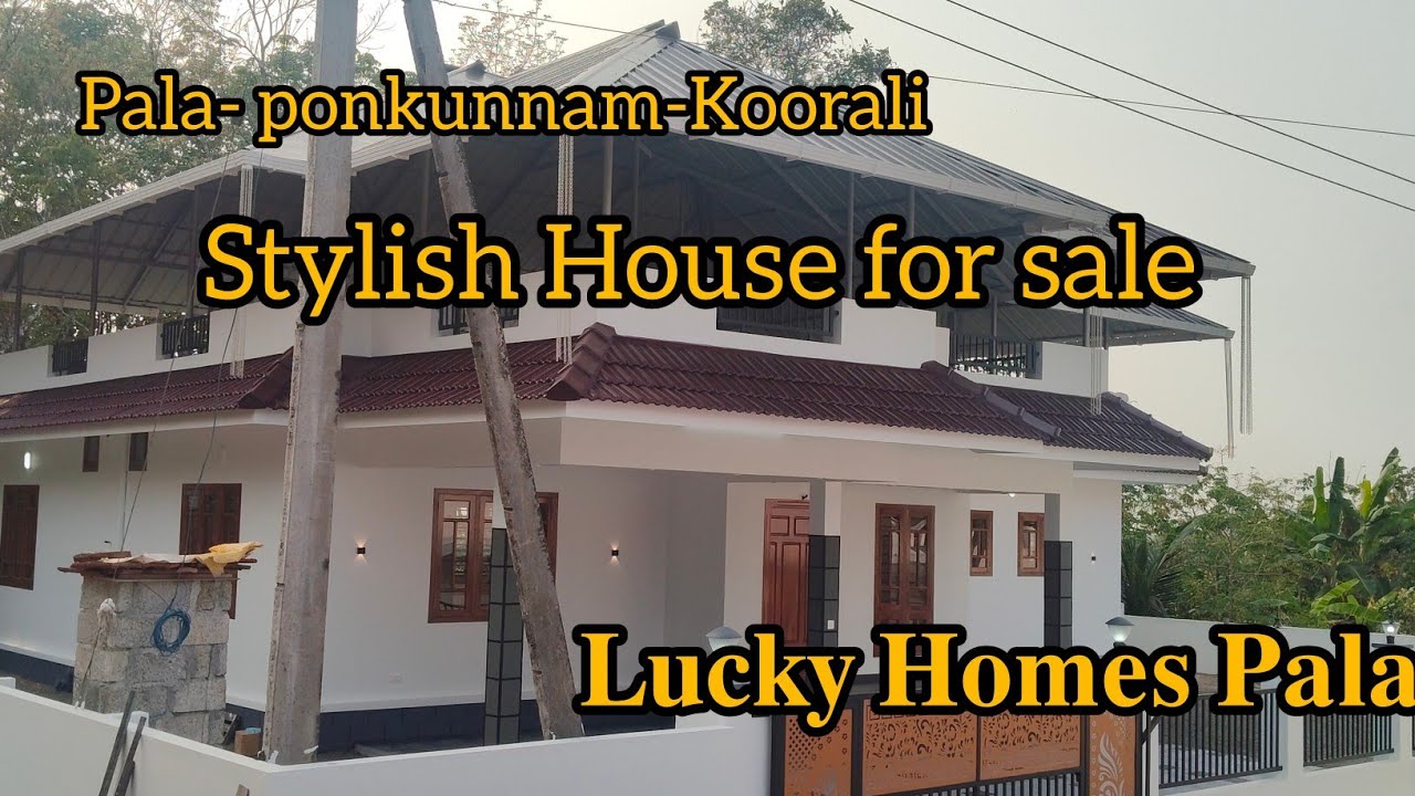 പാലാ-പൊൻകുന്നംറൂട്ടിൽ ഇളങ്ങുളം പള്ളിക്ക്‌ വളരെ അടുത്ത് 9.5സെന്റ്1500 sqft 3ബെഡ്റൂംഅറ്റാച്ഡ്,₹62ലക്ഷം