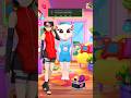 Sarada Uchiha Cosplay By My Talking Angela 2 #angela2 #kpop #demonhunters #viral #shorts #like #52