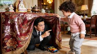 CEO sembunyi bawah meja hindari nikah, tak sengaja bertemu anak ambil mobil mainan—itu anak ONS-nya!