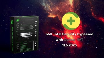 FUD Crypter | 360 Total Security bypassed with Quasar RAT | 11.6.2025