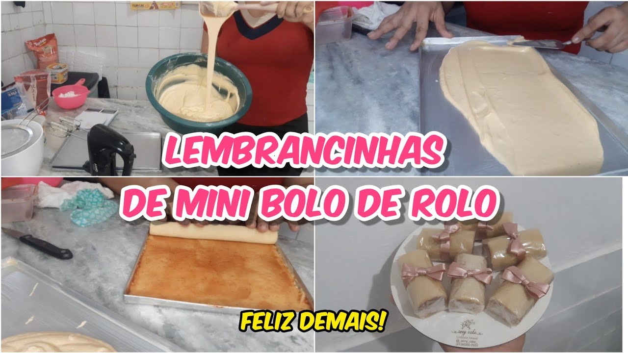 Minha Primeira Encomenda de Lembrancinhas | Mini Bolo de Rolo Pernambucano Artesanal