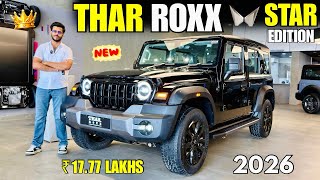 Mahindra Thar Roxx Star Edition 2026 Detailed Review ✅ Thar Roxx AX7 Diesel MT Price & Features 🔥