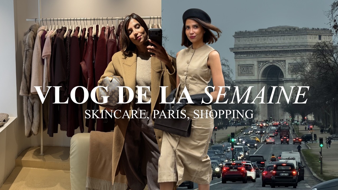 SHOPPING À PARIS, ROUTINE GLOW ET DÉCOUVERTE MACHINE ANTICELULLITE | VLOG | ROSEANDMUSC