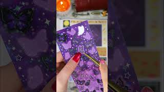 Gemini Zodiac Series ♊⭐ Art Journal ASMR | No Talking, No Music Grid Scrapbook #shorts