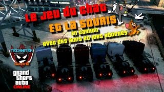 Le jeu du chat et la souris en camion avec des amis et abonnés ! Du fun ! screenshot 4