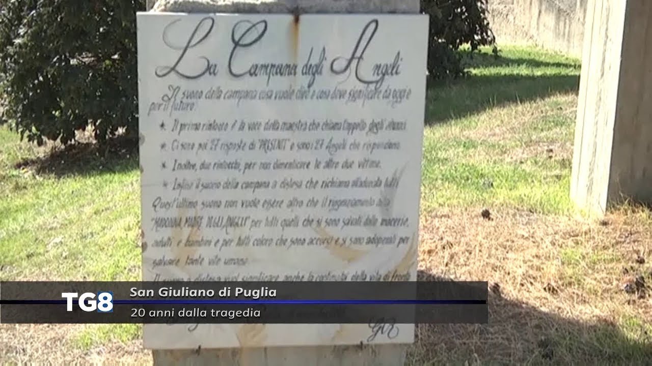 LIVE San Giuliano di Puglia - 20 anni dalla tragedia