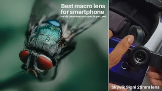 Unboxing Skyvik Signi 25mm Macro lens | Macro lens for mobile | Macro lens for smartphone | Khachack