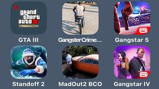 Gta Iii, Gangster Crime Game, Gangstar V, Standoff 2, Madout 2 Big City Online, Gangstar Iv