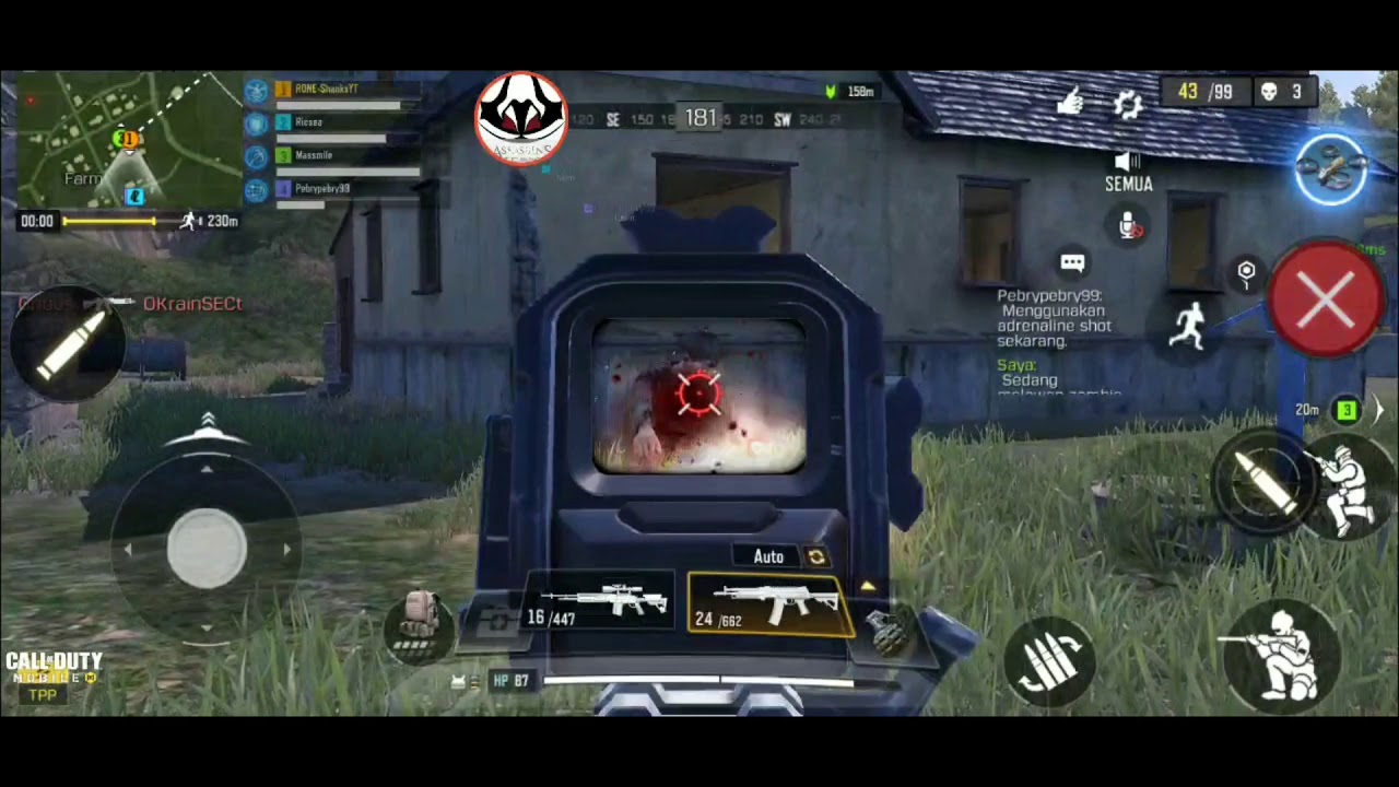 Call of duty mobile _ winer team rendom ( RONE• Assassin team ) - YouTube