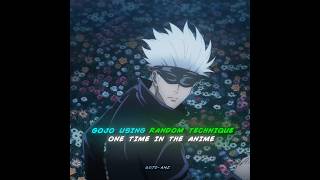 BRUH HAS SUKUNA'S TECHNIQUES 🤫 JUJUTSU KAISEN#anime #meme #jjk #gojo #gojo #shorts