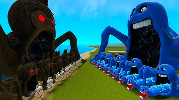 NEW ROBLOX HUNGRY SNAKE SEA EATER VS ALL CURSED LABUBU SEA EATER In Garry
