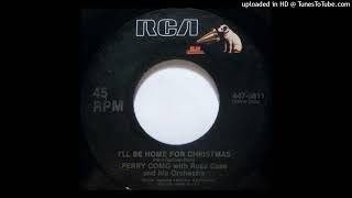 I'll Be Home For Christmas- Perry Como Vinyl Rip