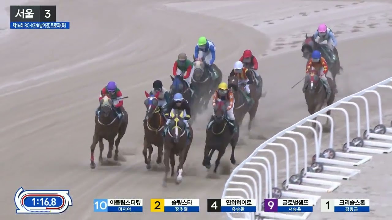 제16회 RC-KZN(남아공)트로피(특) 주인공은 유승완 기수.굿