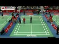 2019 CWG - Badminton - Team Competition RR - Court 1