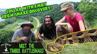 MEET THE TIMBER RATTLESNAKE! (Collab with Emily from Snake Discovery)