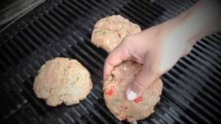 Tuna Burgers on the Grill