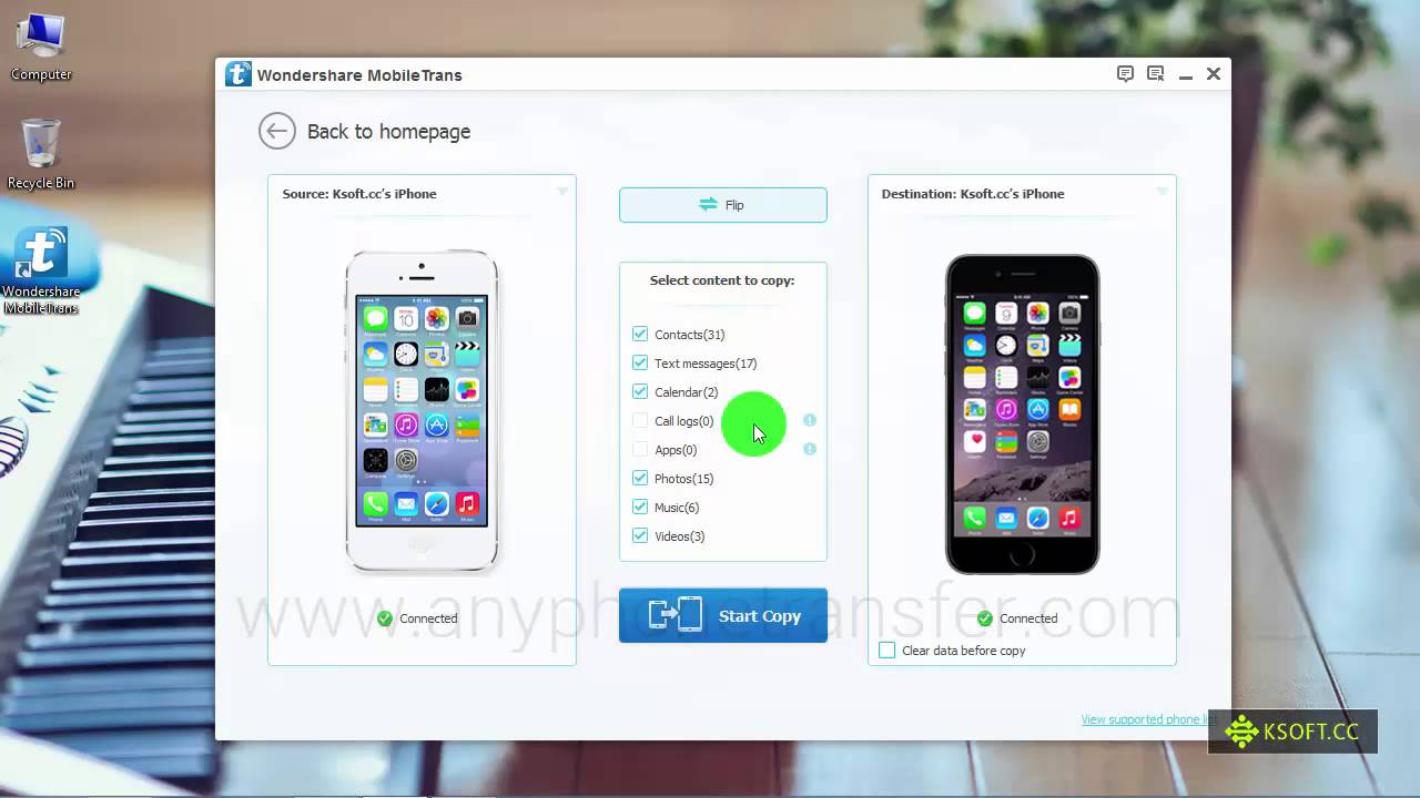 How to transfer data from iPhone 5 to iPhone 6/6 Plus ? - YouTube