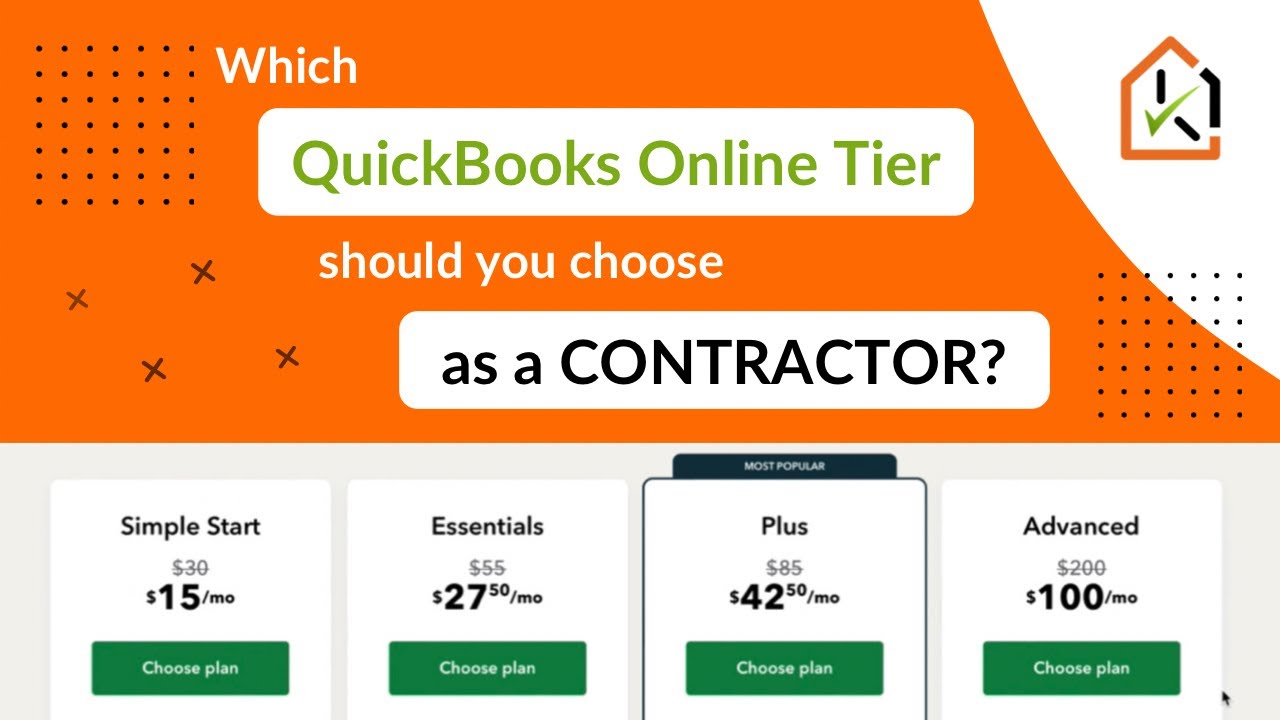 Which QuickBooks Online Tier Should You Choose as a Contractor?