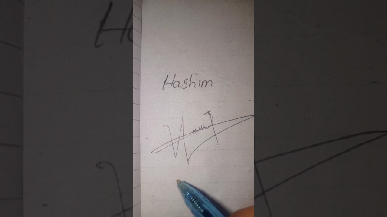Hashim name signature ideas and styles  