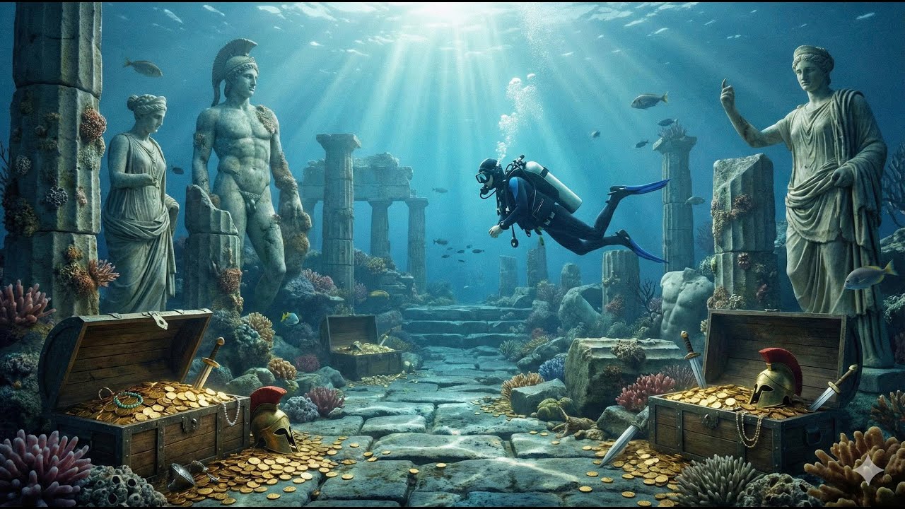 Archaeologists Dive Deep and Discover a Lost Ancient City Beneath the Pacific Ocean