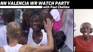 REACTION: Paul Chelimo Watches 10K World Record