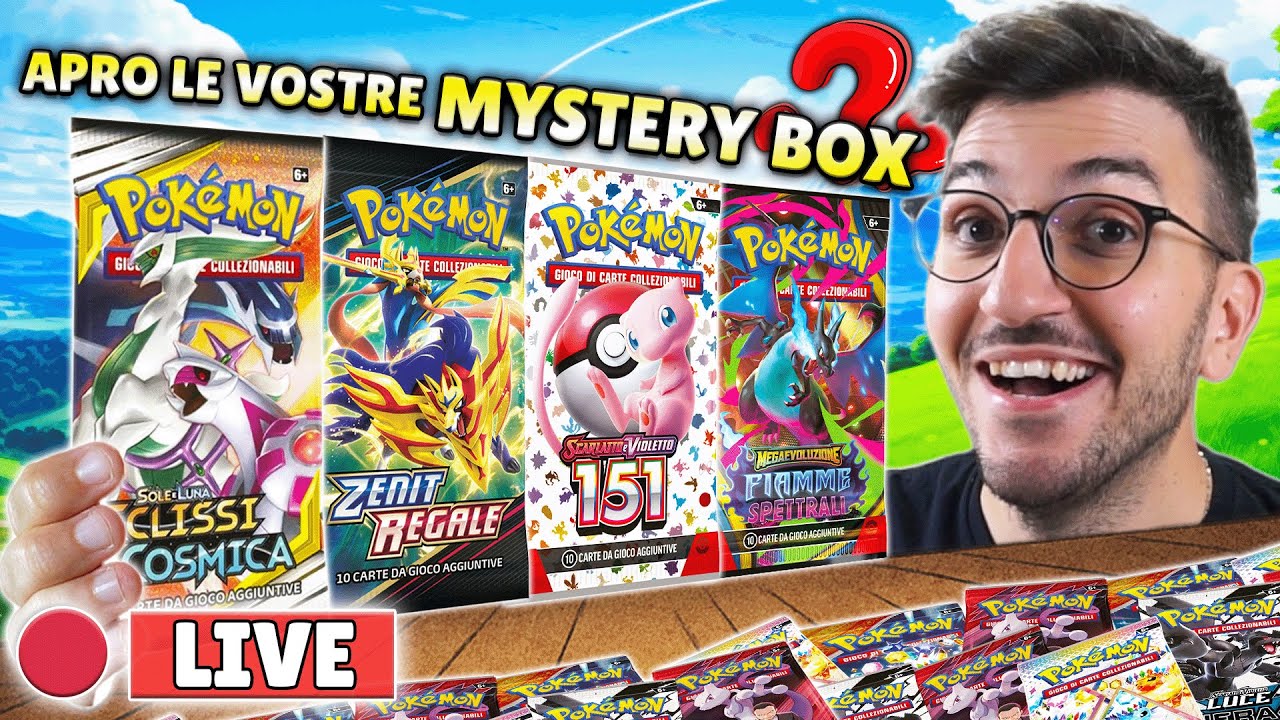 🔴 APRO le VOSTRE MYSTERY BOX di CARTE POKEMON
