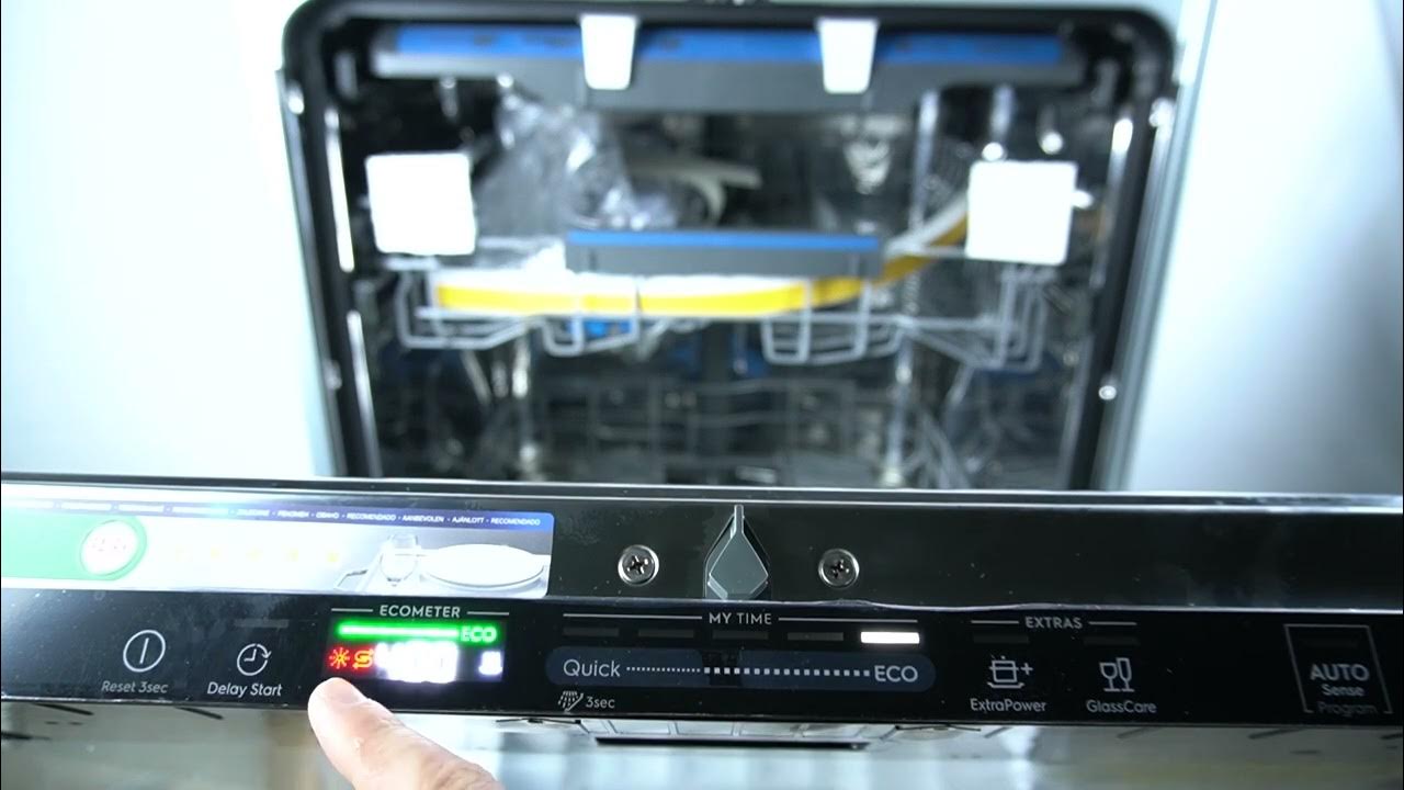 Dishwasher ELECTROLUX EEM48320L MaxiFlex - Control Panel and Functions ...