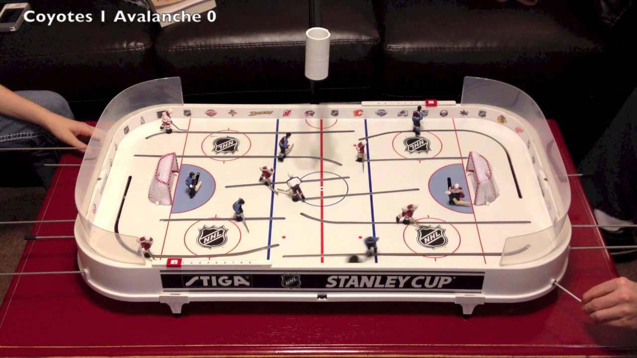 Stiga Hockey Game Coyotes Jeff Vs Avalanche Lindsay