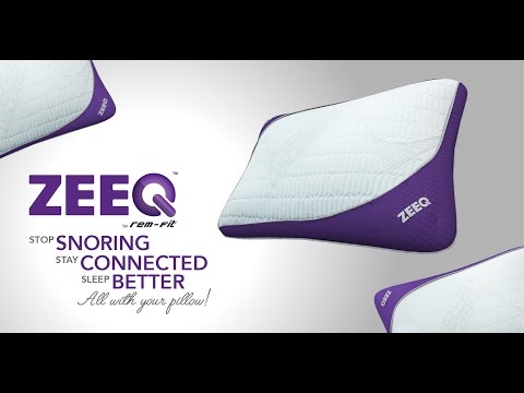 ZEEQ Smart Pillow: Stream Music, Stop Snoring, Sleep Smarter