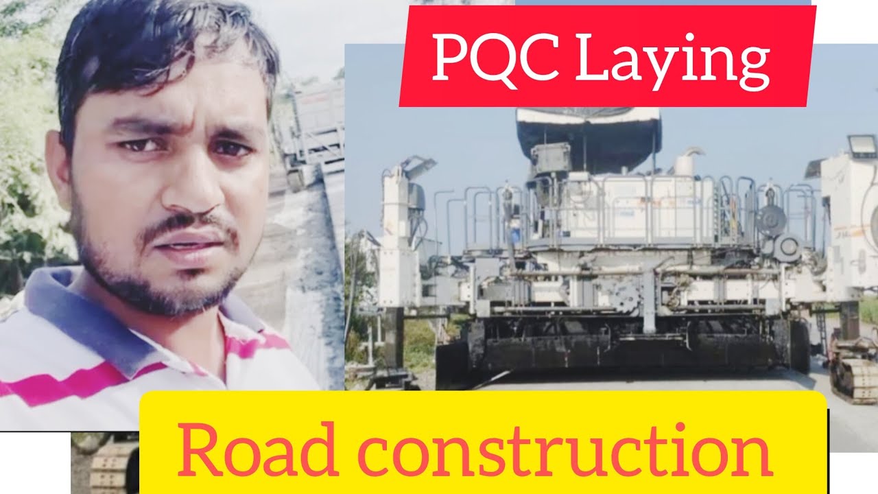 PQC Laying 🛣 Road construction work (Pavement Quality Concrete
