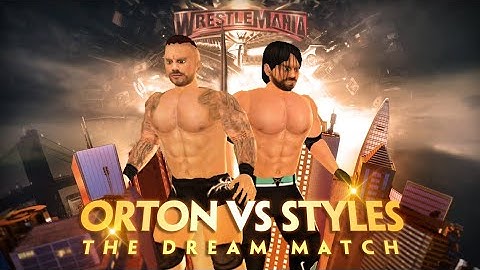 WR3D WRESTLEMANIA MOD | AJ STYLES VS RANDY ORTON | WRESTLEMANIA 35