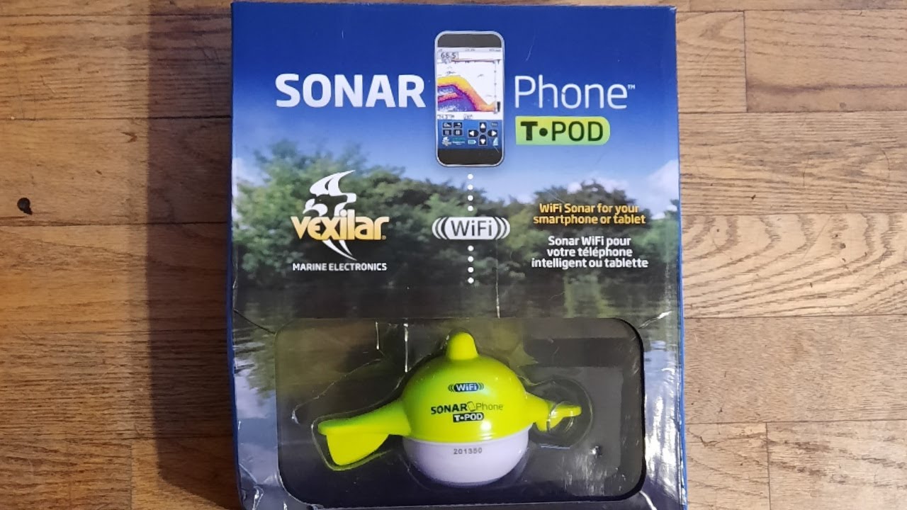 vexilar sonar phone T-pod review 