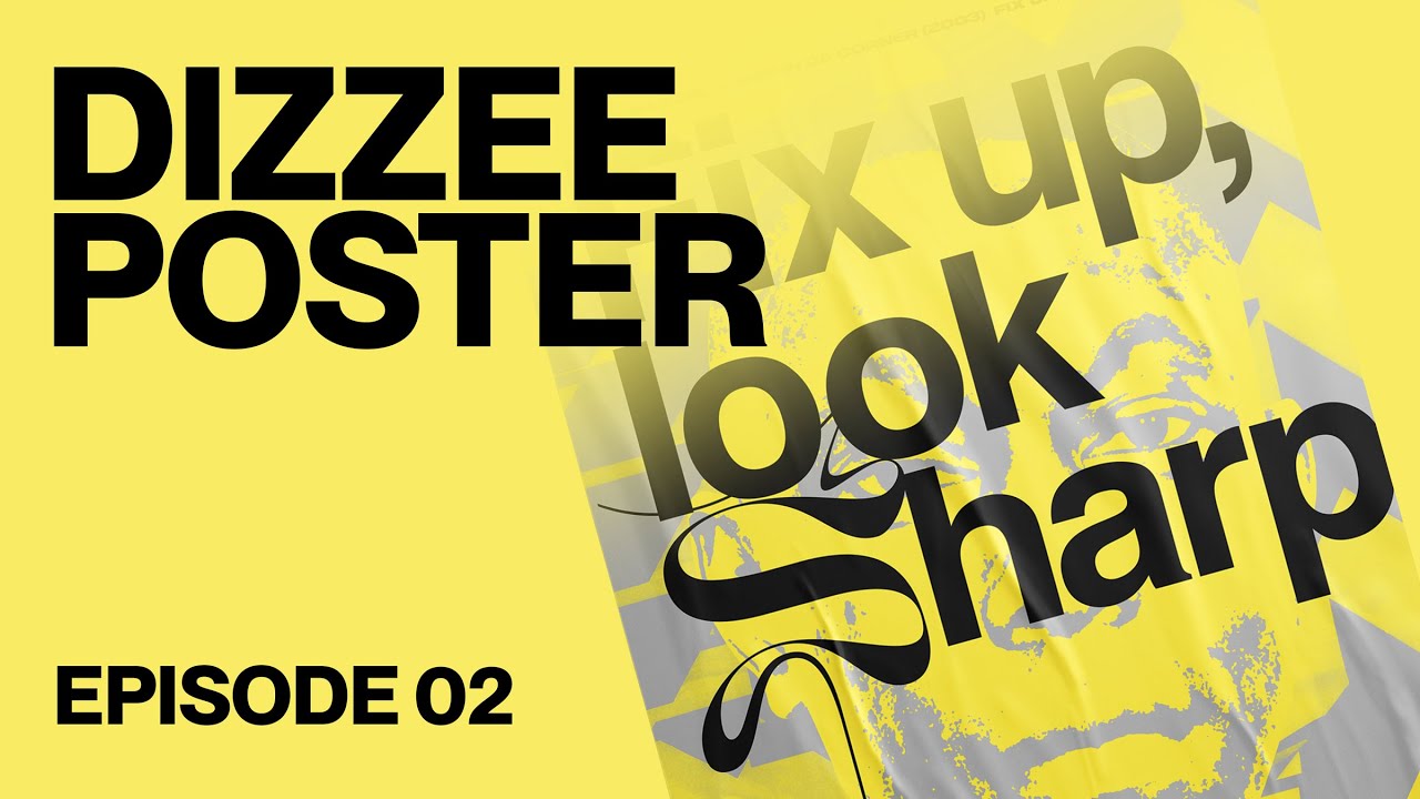 Create a 5 minute GRIME Poster Design 😵💫⚠️ Dizzee Rascal - Topic - YouTube