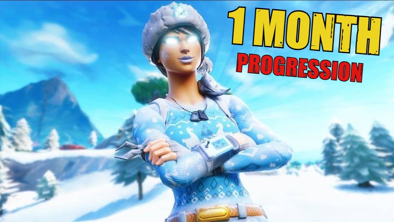 1 MONTH Fortnite Keyboard and Mouse Progression!