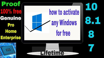 How to activate Windows 10, 8, 8.1 or 7 | Free | With PROOF| Lifetime | 100%