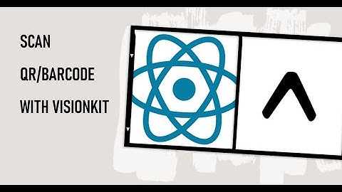 How to Scan QrCode/barcode using VisionKit in Expo React Native (iOS)